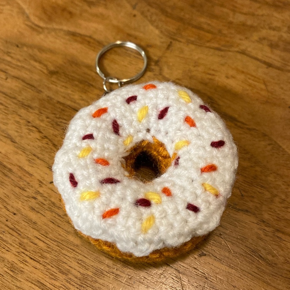 Fall Donut Keychain